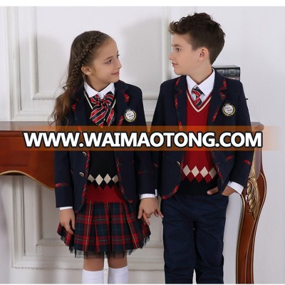 Factory custom wholesale British student uniforms